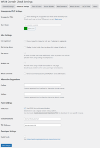 WP24 Domain Check Setting